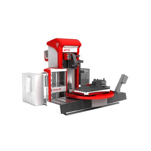 Mandrinadora-fresadora CNC - WFT 15 - FERMAT CZ s.r.o. - horizontal / 4 ejes / de alta eficacia