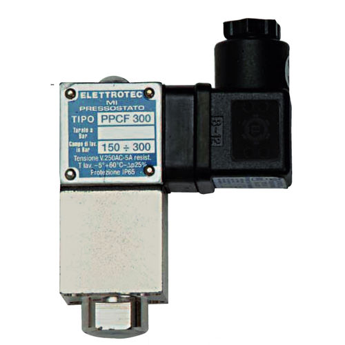 Presostato de pistón ajustable - PPC series - ELETTROTEC s.r.l. - con brida / ATEX / de seguridad intrínseca