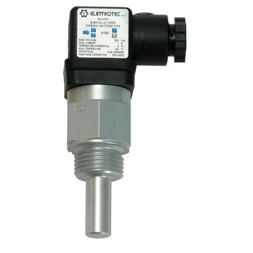 Conmutador térmico diferencial - NTBC - ELETTROTEC s.r.l. - NA / NC / en riel DIN