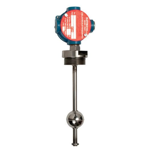 Sensor de nivel de flotador - SL2 TIA…CVS3 EP - ELETTROTEC s.r.l. - para líquido / 4-20 mA / de acero inoxidable