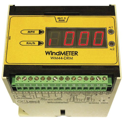 Visualizador para anemómetro - WM44-DRM - NUOVA CEVA Automation - LED / de 3 dígitos / programable