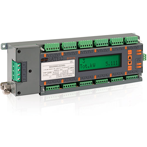 Contador de energía eléctrica monofásico - BFM136 - SATEC - trifásico / en riel DIN / para montaje sobre panel