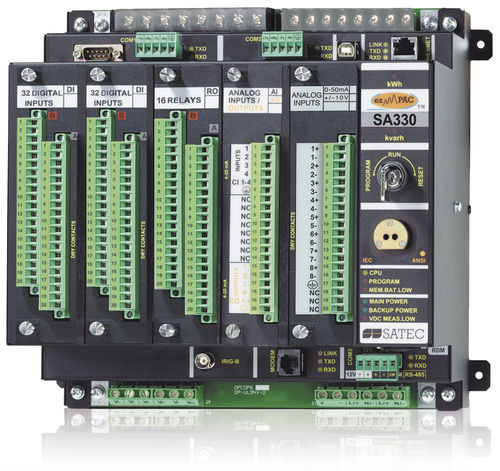 Analizador de red eléctrica - ezPAC SA300 series - SATEC - de calidad de la energía / integrable / modular