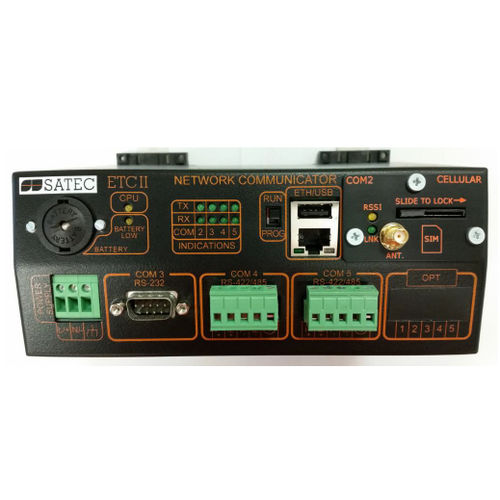 Controlador de comunicación de datos - ETC-II - SATEC - compacto / Modbus