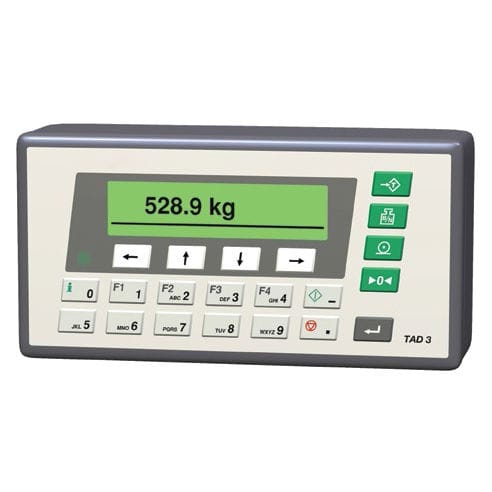 Indicador de pesaje con visualizador led - TAD 3 - Vishay Nobel Transducers - empotrable / resistente al agua