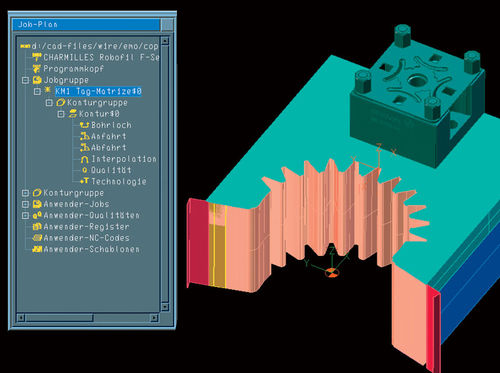 Software de CAM - TEBIS - mecanizado por electroerosión con hilo / para mecanizado