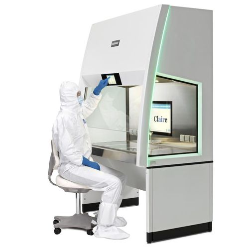 Banco de trabajo de seguridad - 8006.5.436 - Schilling Engineering GmbH - de acero inoxidable / para sala blanca / modular