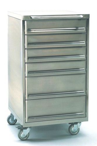 Carretilla de transporte - 8002.5.022 - Schilling Engineering GmbH - de acero inoxidable / con cajones / con ruedas giratorias