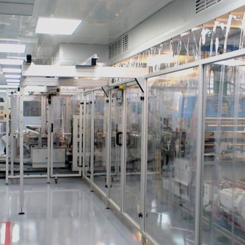 Sala blanca para la industria de los plásticos - 3000.4.089 - Schilling Engineering GmbH - para material médico / modular / con campana integrada