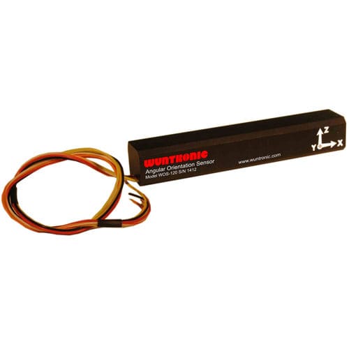 Sensor de aceleración de 3 ejes - WOS-120 series - WUNTRONIC GmbH - en miniatura / angular