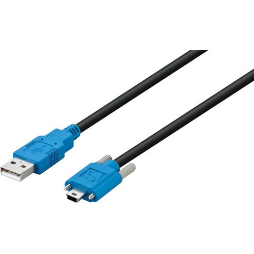 Cable eléctrico de datos - CA-USB20-AmB-BLS/5 - The Imaging Source Europe GmbH - USB / industrial