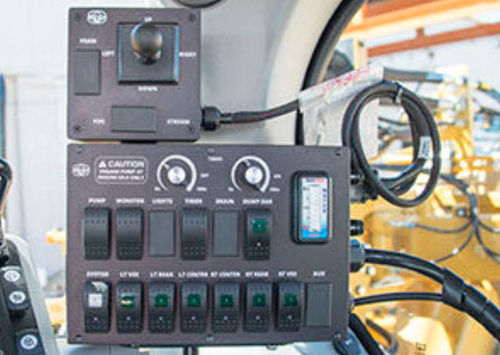 Sistema de aspersión electrohidráulico - MEGA Corp. - para maquinaria de minas