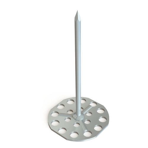 Tuerca con base con clavo - CR series - Specialinsert s.r.l. - pegada / de acero inoxidable