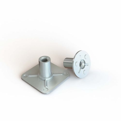 Tuerca con base con machón - BRPY series - Specialinsert s.r.l. - pegada / moldeado / de acero inoxidable