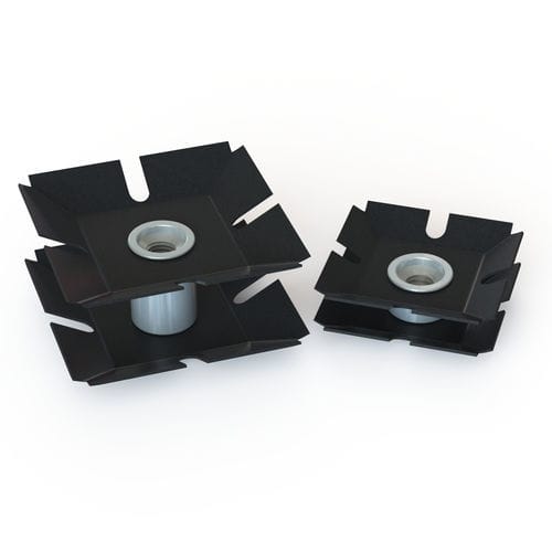 Inserto para extremos de tubos cuadrados - ITQ2S series - Specialinsert s.r.l. - a presión / de latón / de acero