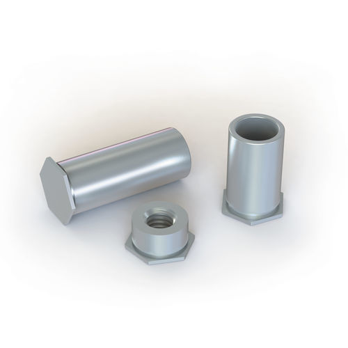 Columnilla roscada - DC series - Specialinsert s.r.l. - de engaste / autoinsertable / remachable