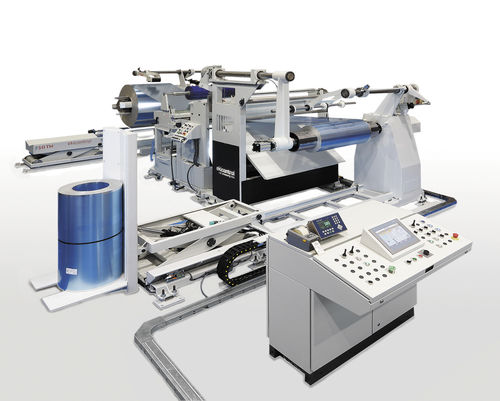 Cortadora rebobinadora automática - EKICONTROL, SL - para films de plástico