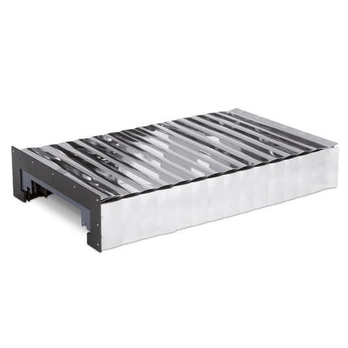 Fuelle de protección rectangular - La Protec srl - de acero / con láminas fijas / soldado
