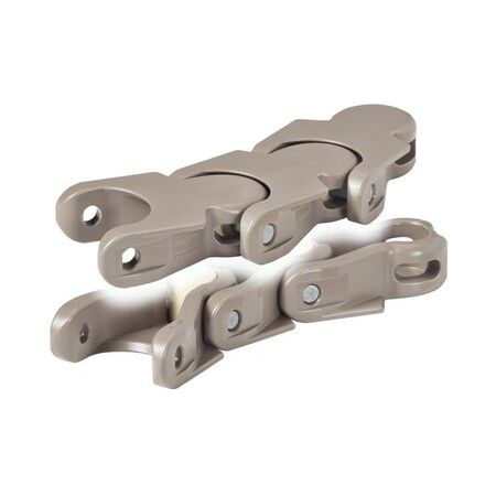 Cadena para transporte de plástico - Multiflex series - Habasit - con eslabones monobloque / modular