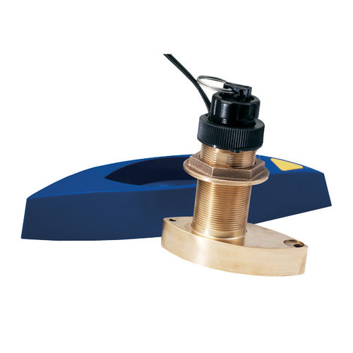Sensor de profundidad submarino - B744V TRIDUCER® Multisensor/CW Thru‑hull - Airmar Technology - con medida de temperatura