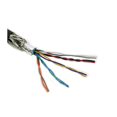 Cable eléctrico blindado - LTG-MPPE-05X2XAWG30B-UL21455-WH - ES&S Solutions - de par trenzado / de cobre / libre de halógenos