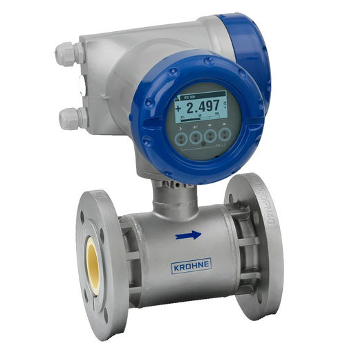 Caudalímetro electromagnético - OPTIFLUX 5300 - KROHNE Messtechnik GmbH - volumétrico / para productos químicos / para aguas residuales