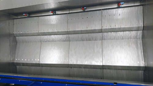Cabina de pintura cerrada - CRESCOCITO - para la industria química / con filtro / con cortinas de agua