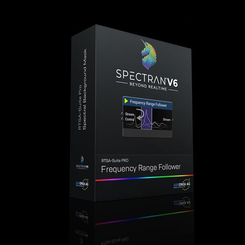 Software de mando - Frequency Range Follower - Aaronia AG - de control / para sistemas de radiofrecuencia