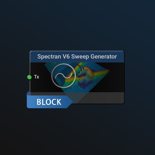 Software de mando - V6 Sweep Generator - Aaronia AG - para generador eléctrico