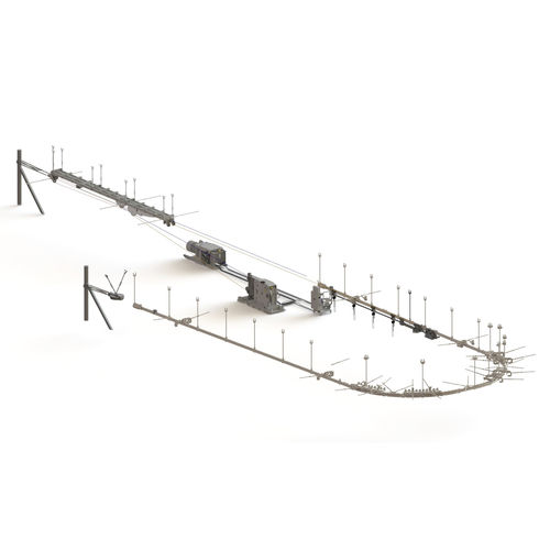 Puente grúa monorriel - KSP series - FAMUR - suspendida