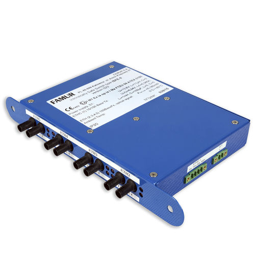 Conmutador Ethernet administrable - ISFE-5 - FAMUR - de fibras ópticas / estándar / de seguridad intrínseca