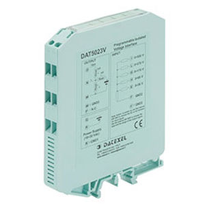 Convertidor tensión / corriente - DAT5023-V - DATEXEL SRL - con 1 entrada analógica / con 1 salida analógica / en riel DIN