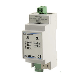Pasarela de comunicación - DAT3580GW - DATEXEL SRL - industrial / Ethernet / Modbus