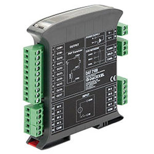 Módulo de adquisición de datos multicanal - DAT7188 - DATEXEL SRL - en riel DIN / vía CANopen