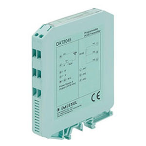 Transmisor de temperatura en riel DIN - DAT2045 - DATEXEL SRL - termopar / salida de corriente