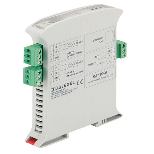 Módulo de adquisición de datos multicanal - DAT9000  - DATEXEL SRL - en riel DIN / Modbus RTU esclavo / con controlador