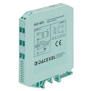 Convertidor tensión / corriente - DAT4631-B - DATEXEL SRL - distribuidor / con doble aislamiento / con 1 entrada analógica