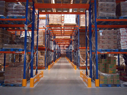 Sistema de estanterías para cargas pesadas - MECA STORAGE SYSTEMS - para cajas / con paleta / para pasillos estrechos