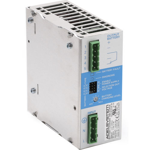 Cargador de baterías conmutado - CB12245A - ADELSYSTEM - para aplicaciones marinas / para rack para distribución eléctrica / para control de acceso