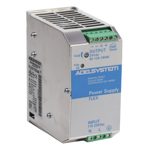 Alimentación eléctrica en riel DIN - FLEX17024B - ADELSYSTEM - AC/DC / de salida simple / estabilizada