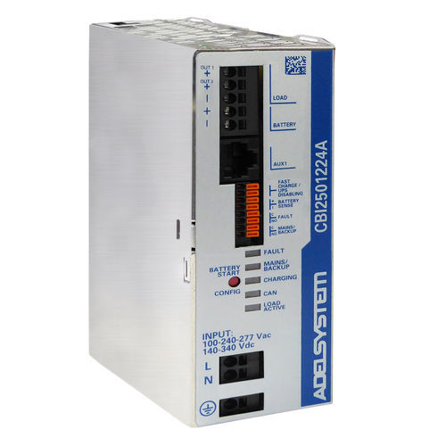 Ondulador UPS todo en uno - CBI2501224A - ADELSYSTEM - monofásico / 24 V / 12 V