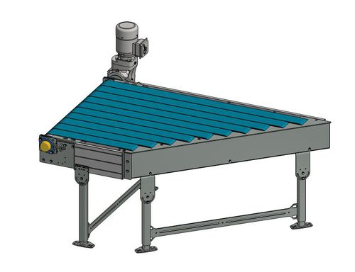 Transportador banda lisa - TS 6260 - Transnorm System GmbH - de transferencia / de descarga / de alimentación