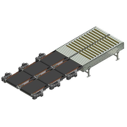 Transportador de rodillos - SmartSort®  - Transnorm System GmbH - convergente / de transporte / desviador