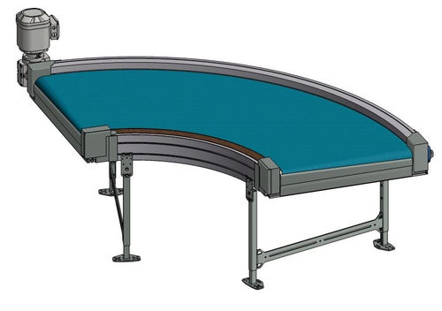 Transportador de banda - TS 1600-105 - Transnorm System GmbH - curvo / de transporte / de manipulación