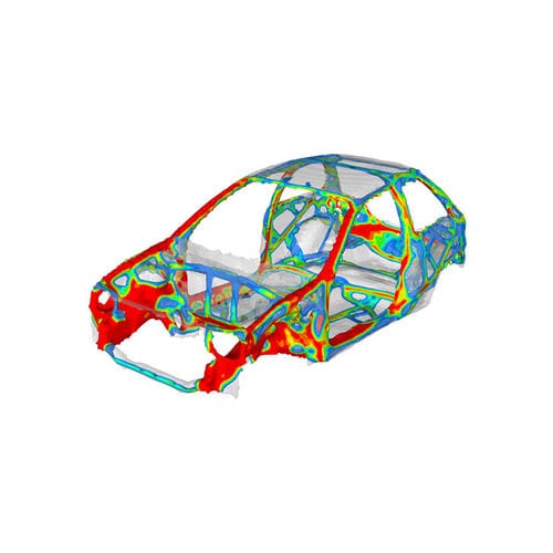 Software para impresora 3D de modelado - OptiStruct  - ALTAIR