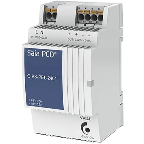 Alimentación eléctrica en riel DIN - SBC Q.PS-PEL-240x - Saia Burgess Controls ( SBC ) - AC/DC / ajustable / IP20