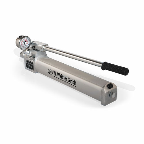 Bomba hidráulica de pistón - WW-WH-2 - Werner Weitner GmbH - manual