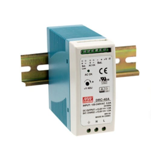 Alimentación eléctrica en riel DIN - DRC-40A - Sunpower UK - AC/DC / con protección contra cortocircuitos / con protección contra sobrecargas