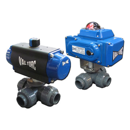 Válvula de bola - DM-08 series - Valtorc - con mando eléctrico / con control neumático / para aplicaciones industriales