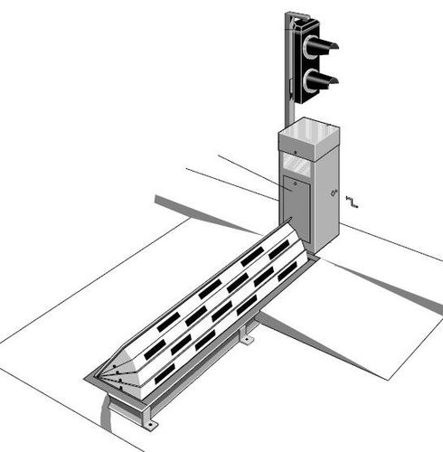 Bolardo retráctil manual - RB-10 - CPE APE - road-blocker
